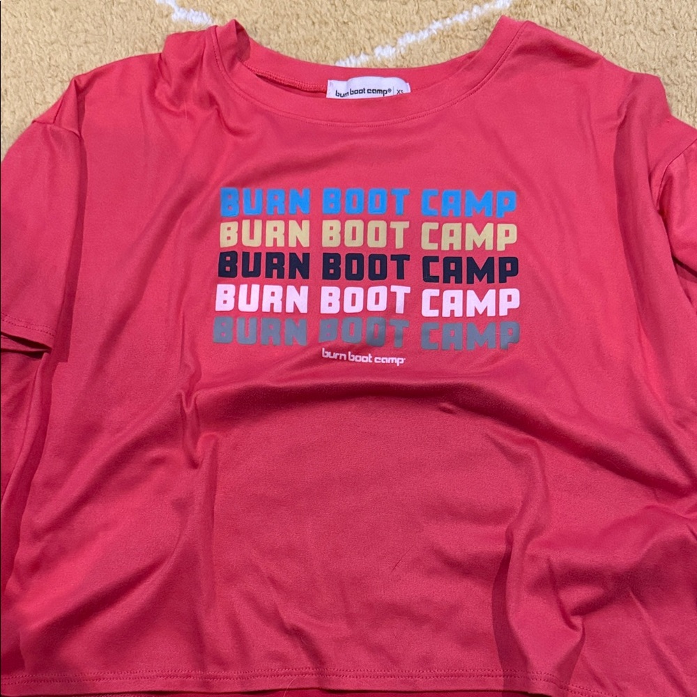 Burn Boot Camp Women's Red Crop Top